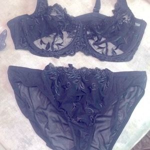 Soma black underwear set
